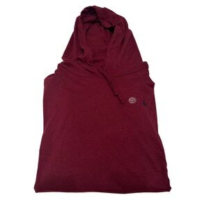 Polo Ralph Lauren Men’s Top Long Sleeve Hooded Red/wine Color‎ XXL NWT